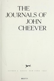 Cover of: The  journals of John Cheever. by John Cheever, John Cheever