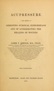 Cover of: Acupressure by Sir James Young Simpson