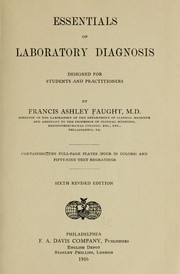 Essentials of laboratory diagnosis by Francis Ashley Faught