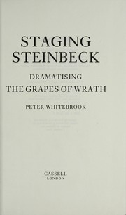 Staging Steinbeck by Peter Whitebrook