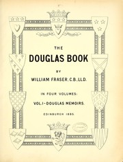 Cover of: The Douglas book. [With plates, including portraits, facsimiles and genealogical tables.]