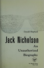 Cover of: Jack Nicholson: An Unauthorized Biography