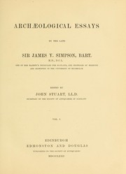Cover of: Archaeological essays by Sir James Young Simpson