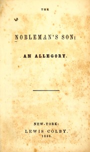 Cover of: The nobleman's son by 