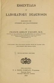 Cover of: Essentials of laboratory diagnosis: designed for students and practitioners