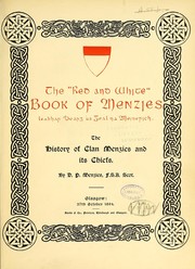 Cover of: The "Red and white" book of Menzies ... The history of Clan Menzies and its chiefs