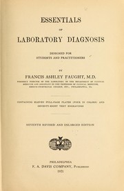 Cover of: Essentials of laboratory diagnosis by Francis Ashley Faught