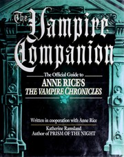 Cover of: The vampire companion: the official guide to Anne Rice's The vampire chronicles