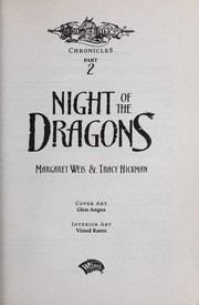Cover of: Night of the dragons