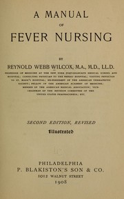 Cover of: A manual of fever nursing