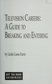Cover of: Television careers by Linda Guess Farris