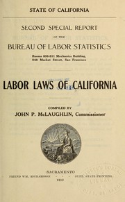 Cover of: Labor laws of California