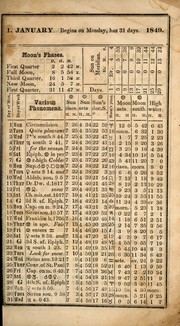 Almanac of the American Temperance Union, for the year 1849 by American Temperance Union