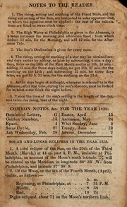 Cover of: Poor Wills almanac, for the year 1838 by William Collom