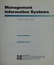 Cover of: Management information systems by David Kroenke