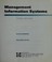 Cover of: Management information systems