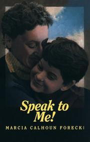 Cover of: Speak to Me!