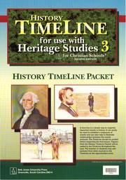Cover of: History TimeLine: for use with Heritage Studies 3 for Christian schools
