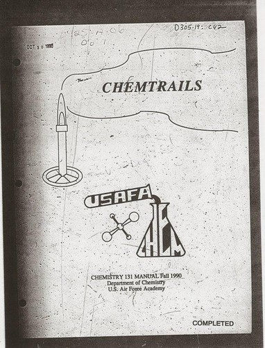 Chemtrails, chemistry 131 manual, fall 1990 by 