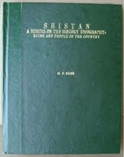 Cover of: Seistan by G. P. Tate