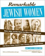 Cover of: Remarkable Jewish Women