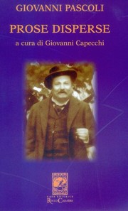 Cover of: Giovanni Pascoli: Prose Disperse