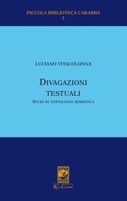 Cover of: Divagazioni Testuali: Studi Di Testologia Semiotica