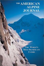 Cover of: American Alpine Journal 2002 (American Alpine Journal) by 