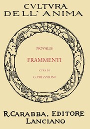 Cover of: Frammenti by 