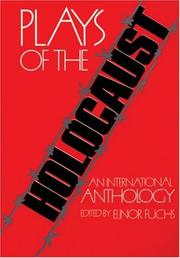 Cover of: Plays of the Holocaust: An International Anthology