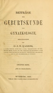 Cover of: Beiträge zur Geburtskunde und Gynaekologie ...