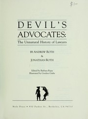 Cover of: Devil's advocates by Roth, Andrew