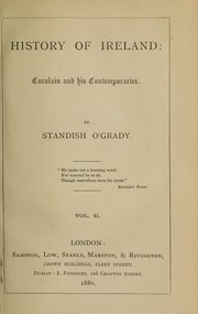 Cover of: History of Ireland... by O'Grady, Standish
