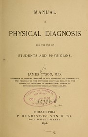 Cover of: Manual of physical diagnosis: for the use of students and physicians