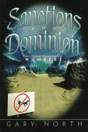Cover of: Sanctions and dominion: an economic commentary on Numbers