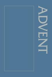 Advent Sourcebook (Sourcebook Anthologies) by Thomas O'Gorman