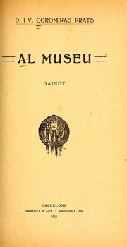 Cover of: Al museu: sainet