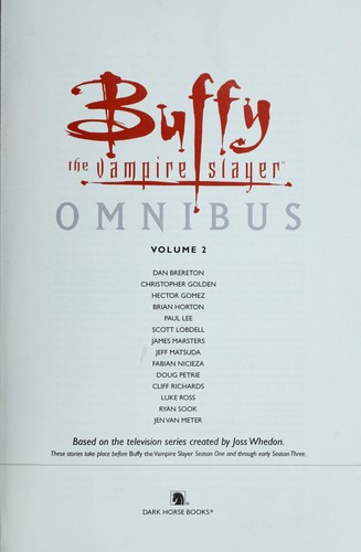 Buffy the vampire slayer by Dan Brereton [et al.].