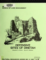 Defensive sites of Dinetah by Margaret A. Powers