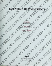 Cover of: Essentials of investments
