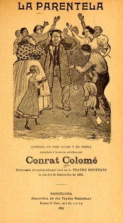 Cover of: La parentela: comedia en tres actes y en prosa