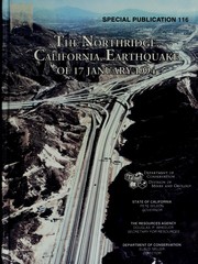 Cover of: The Northridge, California, earthquake of 17 January 1994 by edited by Mary C. Woods and W. Ray Seiple.