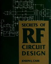 Cover of: Secrets of RF circuit design by Joseph J. Carr