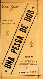 Cover of: Una pessa de dos by Conrad Colomer