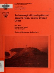 Cover of: Archaeological investigations at Yaquina Head, central Oregon coast by Rick Minor