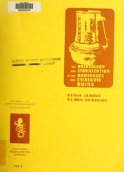 Cover of: The Archeology and stabilization of the Dominguez and Escalante ruins by United States. Bureau of Land Management. Colorado State Office