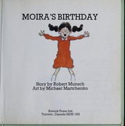 Cover of: Moira's birthday by Robert N. Munsch