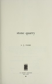 Stone quarry by S. J. Rozan