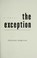 Cover of: The exception