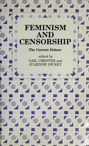 Cover of: Feminism and Censorship (Feminism & Censorship)